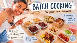 Miniature : Batch Cooking : tout ça en seulement 1h30 ? 🍓🥗