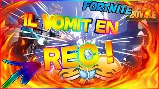 Miniature : IL VOMIT EN PLEIN REC FORTNITE ! DELIRE ✅ 😂