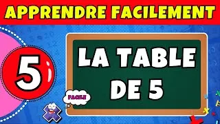 Miniature : Apprendre la TABLE de MULTIPLICATION de 5 Facilement 🤓 CALCUL MENTAL Facile Pour Enfants #tablede5