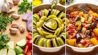 Miniature : Greek food Briam grec 🇬🇷 Légumes rôtis au four, sains et délicieux !