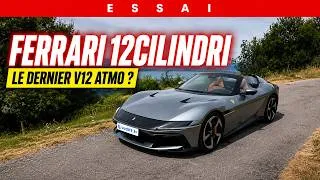 Miniature : ESSAI Ferrari 12Cilindri Spider : V12 atmo 830ch, zéro turbo, pas d'hybridation… et quel moteur ! 🇮🇹