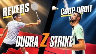 Miniature : Duora Z Strike La raquette Yonex a 2 faces, coup droit / revers !