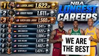 Miniature : Top 15 NBA Players with the Longest Careers | 1959 - 2026