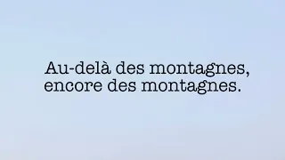 Miniature : Au delà des montagnes, encore des montagnes - Intro