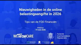 Miniature : Webinar - Nieuwigheden in de online belastingaangifte in 2026