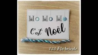 Miniature : Cartes brodées : Ho Ho Ho c'est Noël