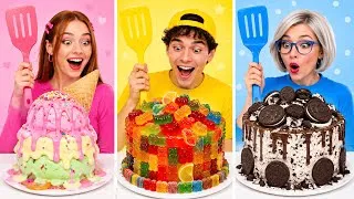 Miniature : 🍦LES GÂTEAUX MULTICOLORES LES PLUS FOU! 🌈🍪Des idées de desserts géants que vous allez ADORER