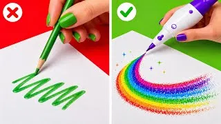 Miniature : Astuces de dessin incroyables pour esprits créatifs 🎨 Débutant vs Artiste !