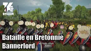 Miniature : Bannerlord - Guerre civile en Bretonnie ! La cavalerie charge notre mur de lance !
