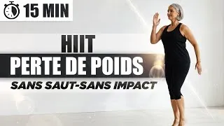 Miniature : HIIT SANS IMPACT – 15 MIN BRÛLE GRAISSE – SPÉCIALE PERTE DE POIDS