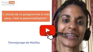 Miniature : Découvrez le témoignage de Mallika : "L’attrait de ce programme, c’est la personnalisation.