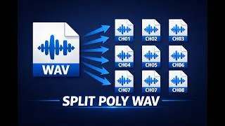 Miniature : How to Split a Poly WAV File into Mono Tracks - Wave Copilot