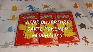 Miniature : ASMR fr Le pikachu dans ces booster Pokémon MCDONALD'S ??