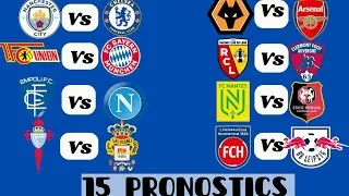 Miniature : PRONOSTIC FOOT : MES 15 PRONOSTIC MANCHESTER CITY vs CHELSEA (prediction football) SCORE EXACT