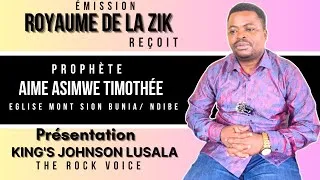 Miniature : Secret du pasteur, prophète et chantre Aimé Asimwe Timothée - reçu dans l'émission RZ 