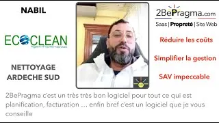 Miniature : Meilleur logiciel pour entreprise de nettoyage, propreté : Avis ECOCLEAN-2607 sur logiciel 2BePragma