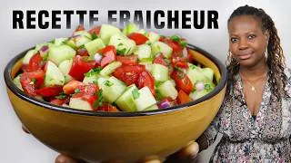 Miniature : SALADE MAROCAINE 🇲🇦 Recette Fraicheur (Concombre/Tomates) Chlada, Shirazi, Çoban