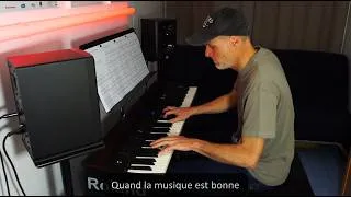 Miniature : Jean-Jacques Goldman - Quand la musique est bonne - Piano - KARAOKE