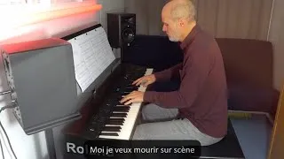 Miniature : Dalida - Mourir sur scène - Piano - KARAOKE
