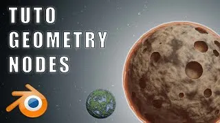 Miniature : BLENDER GEOMETRY NODES : CREATION DE PLANETES