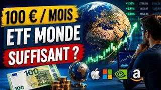 Miniature : ETF Monde : peut-on vraiment investir avec seulement 100 € par mois ?