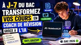 Miniature : 🎓 Bac 2026 : à J-7, transformez vos cours en coach de révision grâce à l’IA !