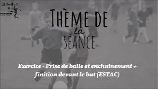 Miniature : Prise de balle et enchainement tir - Travail devant le but
