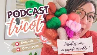 Miniature : 🧶PODCAST TRICOT l  Le retour : Encours, craquages et Bigoudlaines #tricot  #podcasttricot #knitting