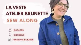 Miniature : La VESTE ATELIER BRUNETTE : SEW ALONG ET TOUTES MES ASTUCES #couturedebutant #couturefacile