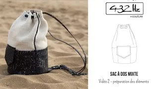 Miniature : Créer le sac RAVINALA - Préparation des éléments - 2/5
