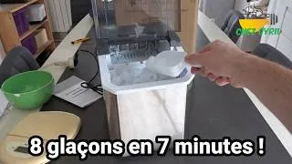 Miniature : Machine automatique à glaçons creux ultrarapide 8 glaçons toutes les 7 minutes pour 50E
