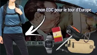Miniature : Mon EDC en VOYAGE - Mes poches pour le tour d'Europe