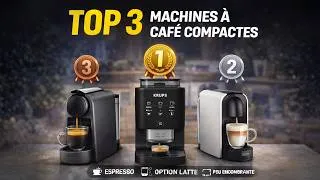 Miniature : TOP 3 Meilleures Machines à Café Ultra-Compact ☕ (Filtre, Capsules & Grains) 2026