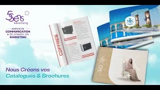 Miniature : Création de Catalogues & Brochures Professionnelles | 5 Sens Advertising
