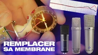 Miniature : COMMENT AMELIORER SON MICROPHONE 🎙️ ? (U47 Clone) Remplacer la membrane avec la RK 47