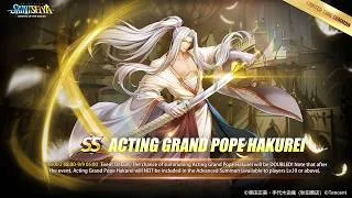 Miniature : SSA 02 09 2026 - Grand Pope Intérimaire Hakurei