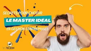 Miniature : 🗝️ أسرار اختيار الماستر المثالي في تدبير الأعمال بالداريجة 🎓 - لايف خاص! 📊