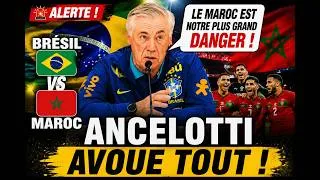 Miniature : 😱 BRÉSIL vs MAROC : Ancelotti a peur des Lions de l’Atlas ? Son plan secret dévoilé !