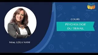 Miniature : Psychologie du travail Prof: NAIM Leila séance: 13