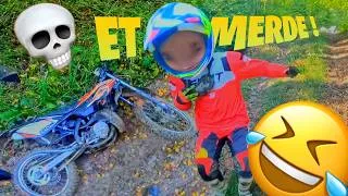 Miniature : Ma sortie ENDURO la plus DRÔLE !!🤣(j'ai encore fini par terre 😭)