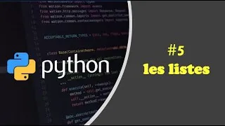 Miniature : comprendre python #5 : les listes / فهم بايثون بالدارجة :القوائم