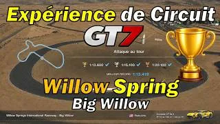 Miniature : 🏆 Willow Springs - Big Willow 🏆 Expérience de Circuit (GT7)