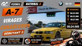 Miniature : 🏆 Permis NORMAL National A-7 : Virages consécutifs - Débutant 2 - Voici comment obtenir l'or