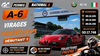 Miniature : 🏆 Permis NORMAL National A-6 : Virages consécutifs - Débutant 1 - Voici comment obtenir l'or
