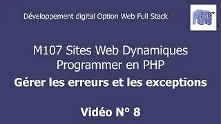 Miniature : PHP Darija V8 – Gérer les erreurs et les exceptions