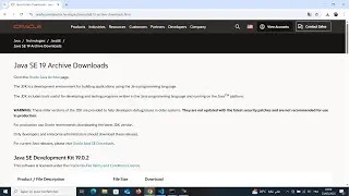 Miniature : How to down load and install Java 19