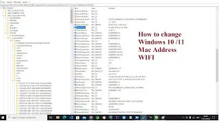 Miniature : How To change Windows 10/11 Mac Address WiFI