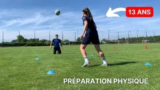 Miniature : ENTRAÎNEMENT INTENSIF FOOTBALL ! On continue la préparation physique ... #4
