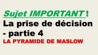 Miniature : Développement personnel et professionnel : La prise de décision partie 4