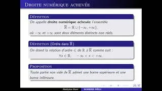 Miniature : Droite numérique achevée